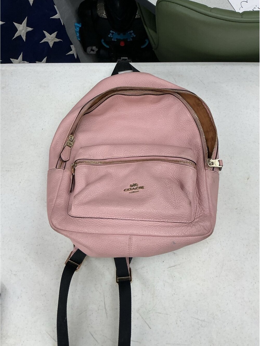 Pink coach bag
